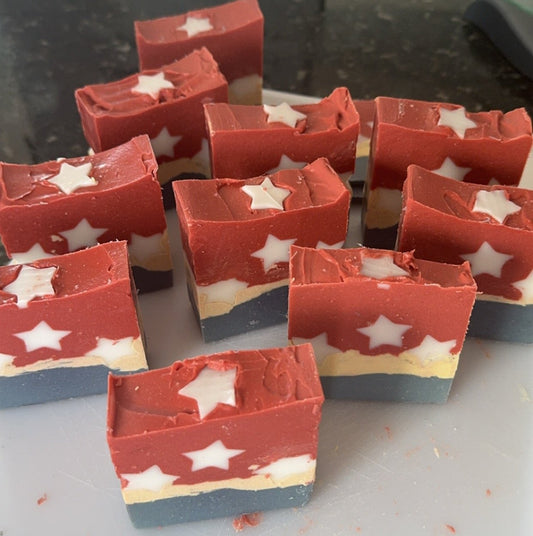 Stars n Stripes Goat Milk Soap